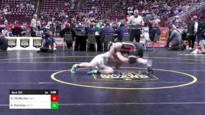 172 lbs Round Of 16 - Owen McMullen, Bishop McCort vs Keegan Ramsay, Notre Dame GP