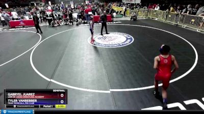 97 lbs Semifinal - Gabryel Juarez, Lion Of Judah Wrestling Academy vs Tyler VanBebber, Team Temecula /Pin Club