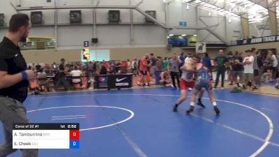 70 kg Consi Of 32 #1 - Anthony Tamburrino, PRTC vs Evan Cheek, Cleveland State University