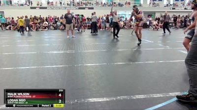 215 lbs Round 1 (6 Team) - Malik Wilson, BHWC Florida Supreme vs Logan Ngo, Quest For Gold