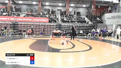 109 lbs Round Of 16 - Tehani Soares, Indiana Tech vs Hailey Holland, Missouri Valley