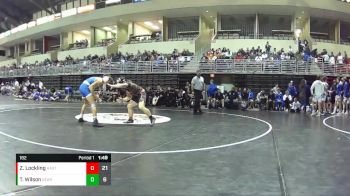 182 lbs Round 3 (8 Team) - Zander Lockling, Hastings vs Taj Wilson, Kearney