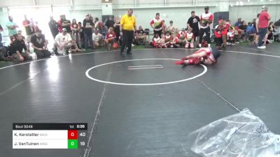 140 lbs Pools - Koy Kerstetter, Backyard Brawlers vs James VanTuinen, Ares W.C. (MI)