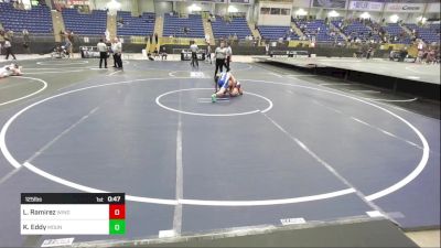 125 lbs Consi Of 16 #2 - Leo Ramirez, Windsor Middle School vs Kai Eddy, Mountain Ridge MS (MRMS/Mountain Vista Club)