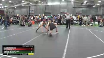 195 lbs Placement Matches (8 Team) - Aydan Schlafman, Dakota Hillbillies vs Ian Dickinson, Wyoming Gold