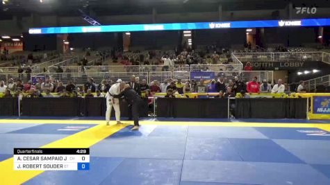ARTHUR CESAR SAMPAIO JACINTHO vs JOSHUA ROBERT SOUDER 2024 Pan Jiu Jitsu IBJJF Championship