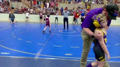 54 lbs Round Of 16 - Abram Mckague, John Wayne Corcoran Wrestling Association vs Gabriel Miller, Morris Fitness Wrestling Club