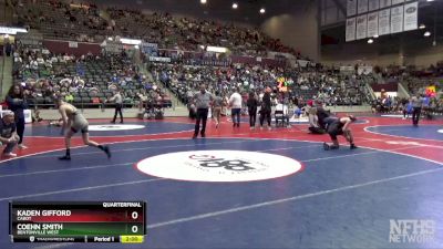 6A 120 lbs Quarterfinal - Coehn Smith, Bentonville West vs Kaden Gifford, Cabot