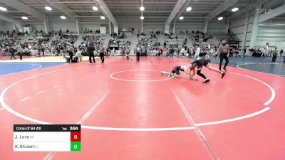 126 lbs Consi Of 64 #2 - Jonathon Love, OH vs Kevin Stickel, NJ