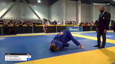 BENJAMIN ALAN GROVE vs MARK FRANCESCUTTI 2021 World Master IBJJF Jiu-Jitsu Championship