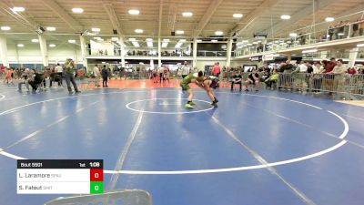 169 lbs Quarterfinal - Levi Laramore, Spaulding vs Steven Fatout, Smitty's Wrestling Barn