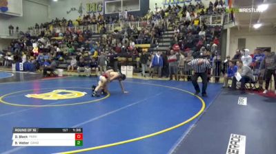 138 lbs Round of 16 - David Black, Parkersburg South vs Ben Weber, Canon-McMillan