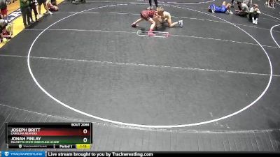 90 lbs Round 3 - Jonah Finlay, Palmetto State Wrestling Acade vs Joseph Britt, Carolina Reapers