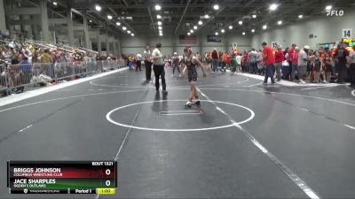 82 lbs Champ. Round 1 - Briggs Johnson, Columbus Wrestling Club vs Jace Sharples, Ogden`s Outlaws