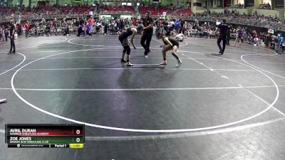 113 lbs Quarterfinal - Zoe Jones, Broken Bow Wrestling Club vs Avril Duran, Warrior Wrestling Academy