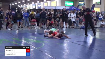 62 kg Cons 32 #2 - Darius Beckam Rafie, Gold Rush Wrestling vs Aiden Arnett, Izzy Style Wrestling