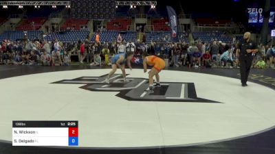 138 lbs Rnd Of 16 - Netavia Wickson, Illinois vs Sofia Delgado, Florida