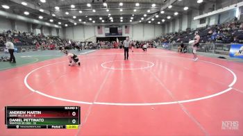 189 lbs Round 3 (3 Team) - ANDREW MARTIN, Burnt Hills Sr HS vs Daniel Pettinato, Wantagh Sr High