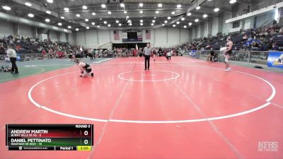 189 lbs Round 3 (3 Team) - ANDREW MARTIN, Burnt Hills Sr HS vs Daniel Pettinato, Wantagh Sr High