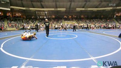 112 lbs Round Of 16 - Karver Baker, Broken Arrow Wrestling Club vs Stevie Hawkins, Noble Takedown Club