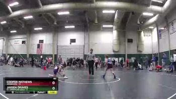 90 lbs Round 4 (6 Team) - Cooper Mathews, Grandview vs Jaxsen Draves, G.I. Grapplers Gold