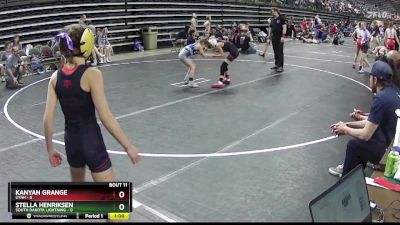 58 lbs Finals (8 Team) - Kanyan Grange, Utah vs Stella Henriksen, South Dakota Lightning