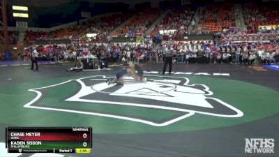 3-2-1A 126 Semifinal - Kaden Sisson, Phillipsburg vs Chase Meyer, Hoxie