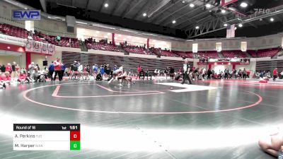 120 lbs Round Of 16 - Aiyana Perkins, Tulsa Union Girls vs Mylee Harper, Nixa High School