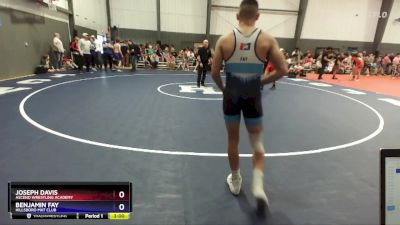 132 lbs Cons. Round 2 - Joseph Davis, Ascend Wrestling Academy vs Benjamin Fay, Hillsboro Mat Club