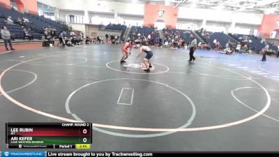 125 lbs Champ. Round 2 - Lee Rubin, RIT vs Ari Kefer, Case Western Reserve