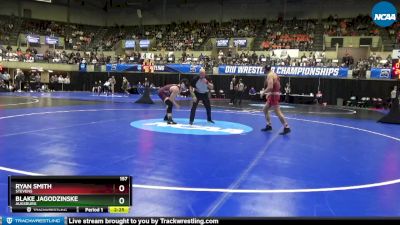 157 lbs Quarterfinal - Blake Jagodzinske, Augsburg vs Ryan Smith, Stevens