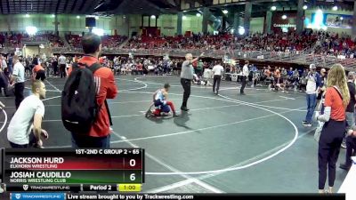 65 lbs Champ. Round 1 - Jackson Hurd, Elkhorn Wrestling vs Josiah Caudillo, Norris Wrestling Club