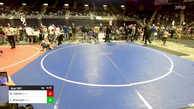 69 lbs Semifinal - Noah Yakich, Black Fox Wr Ac vs Lukas Brennan, High Plains Thunder