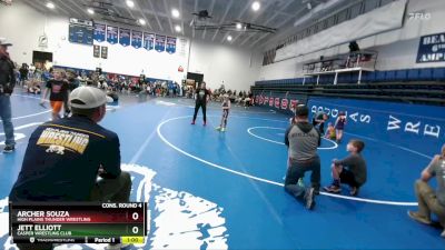 62 lbs Cons. Round 4 - Jett Elliott, Casper Wrestling Club vs Archer Souza, High Plains Thunder Wrestling