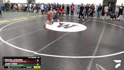 97 lbs Rr1 - Mitchel Sizemore, Arctic Warriors Wrestling Club vs Jaden Webb, Interior Grappling Academy