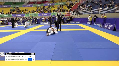 CÁSSIO FERNANDO M. DE MELO vs ANDRE FERNANDES BAETA DE FARIA 2024 Brasileiro Jiu-Jitsu IBJJF