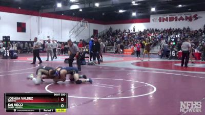 145 lbs Cons. Round 2 - Joshua Valdez, Servite vs Kai Necci, Santa Monica