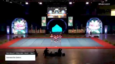 Gainesville Gators [2020 Non-Mount 1 - Mitey Mite - Small Day 1] 2020 Pop Warner National Cheer & Dance Championship