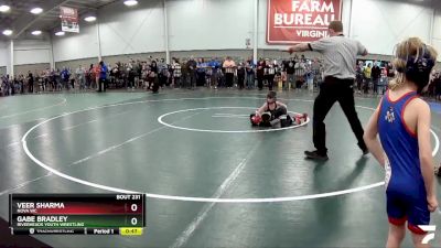 49 lbs Cons. Round 2 - Veer Sharma, Nova WC vs Gabe Bradley, Riverheads Youth Wrestling