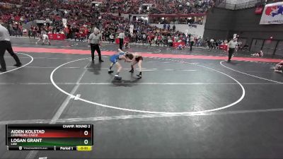 79 lbs Champ. Round 2 - Logan Grant, LAW vs Aiden Kolstad, Luxemburg-Casco