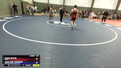 190 lbs Quarterfinal - Adam Bayne, NWWC vs Harland Warrior, Shelton Wrestling Club