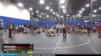 140 lbs Finals (8 Team) - Kyler Crooks, POWA vs Braylon Faile, Revival Evil Empire