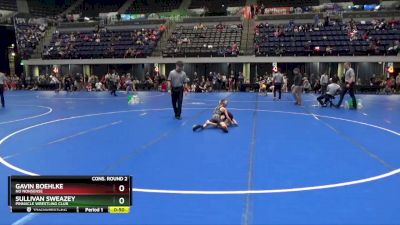 55 lbs Cons. Round 2 - Gavin Boehlke, No Nonsense vs Sullivan Sweazey, Pinnacle Wrestling Club