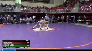 106 lbs Round 2 (3 Team) - Alex Gates, Grand Island vs Hudson Loges, Blair