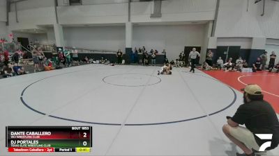 72 lbs Quarterfinal - Dj Portales, Texas Elite Wrestling Club vs Dante Caballero, Vici Wrestling Club