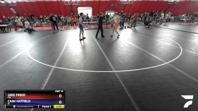 132 lbs Cons. Round 2 - Cash Hatfield, IA vs Jake Freed, MN