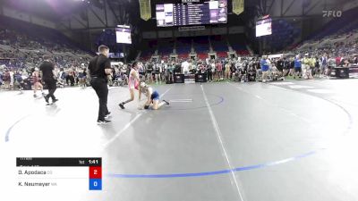 117 lbs Cons 32 #1 - Daniella Apodaca, Colorado vs Kadence Neumeyer, Washington