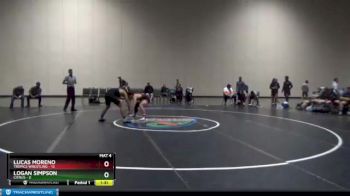 155 lbs Quarters & 1st Wb (16 Team) - Lucas Moreno, Tropics Wrestling vs Logan Simpson, Citrus