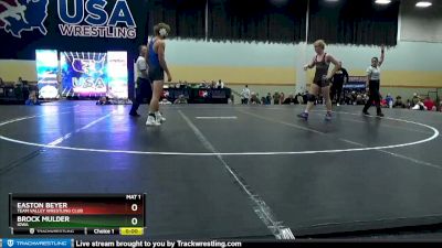 165 lbs Cons. Round 2 - Easton Beyer, Team Valley Wrestling Club vs Brock Mulder, Iowa