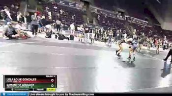 101 lbs Round 3 (4 Team) - Lola Louie Gonzales, CO All Star vs Samantha Gregory, Arizona Girls Wrestling
